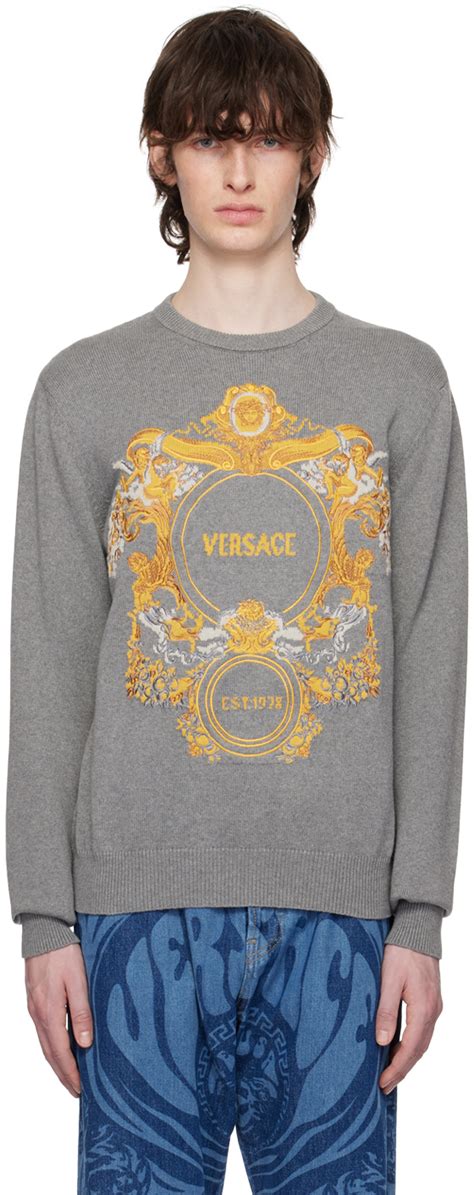 versace baroque sweater|versace outlet uk.